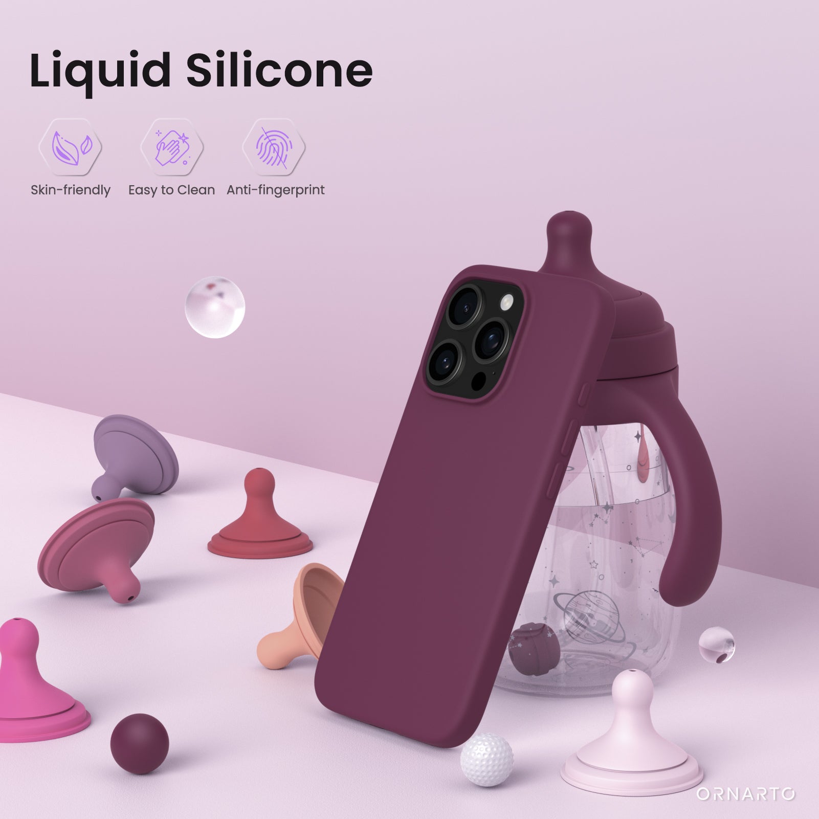 Liquid Silicone Case for iPhone 16 Series