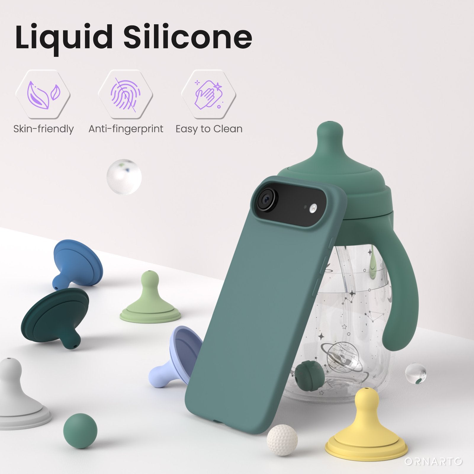 Liquid Silicone Case for iPhone 17 Series