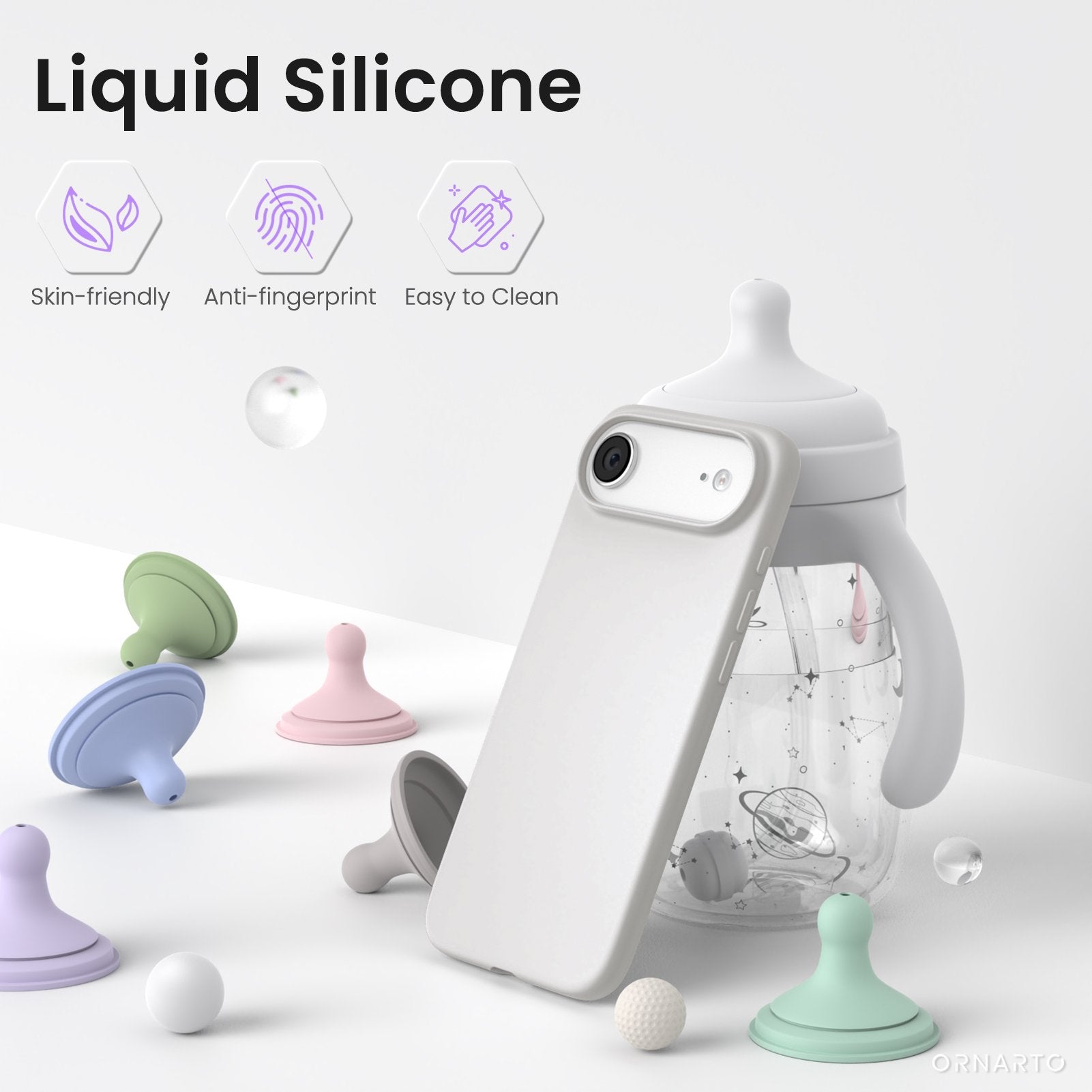 Liquid Silicone Case for iPhone 17 Series