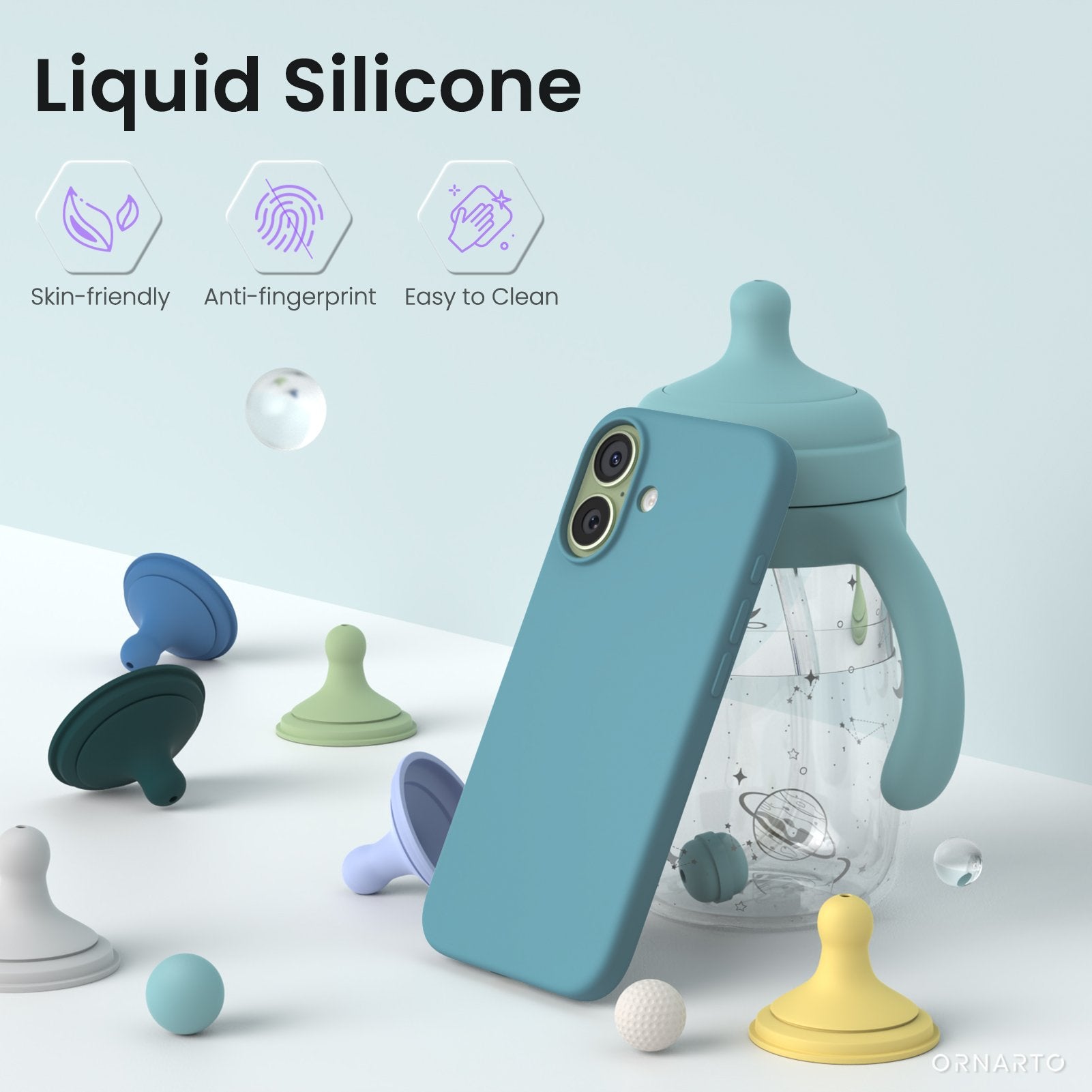 Liquid Silicone Case for iPhone 17 Series