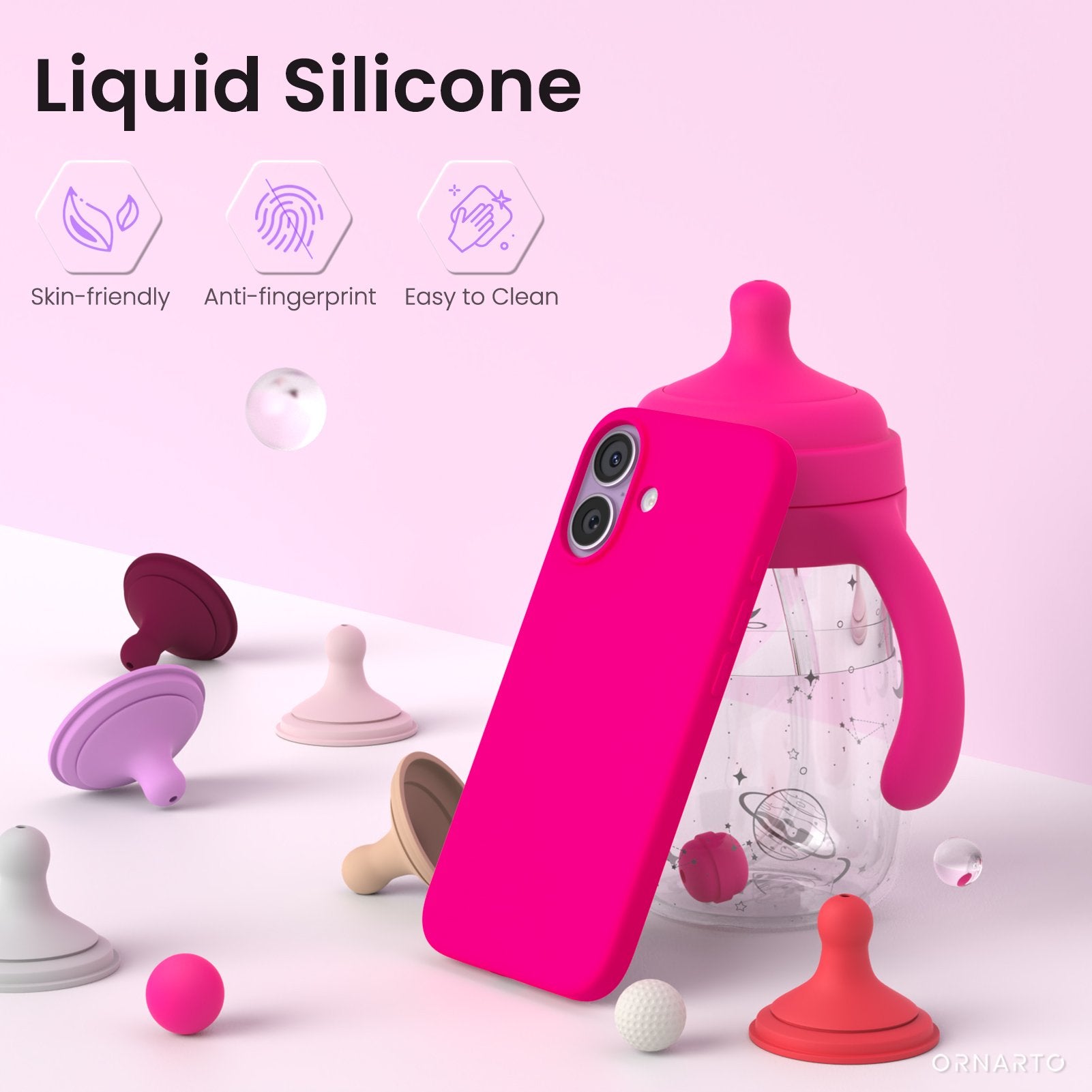 Liquid Silicone Case for iPhone 17 Series