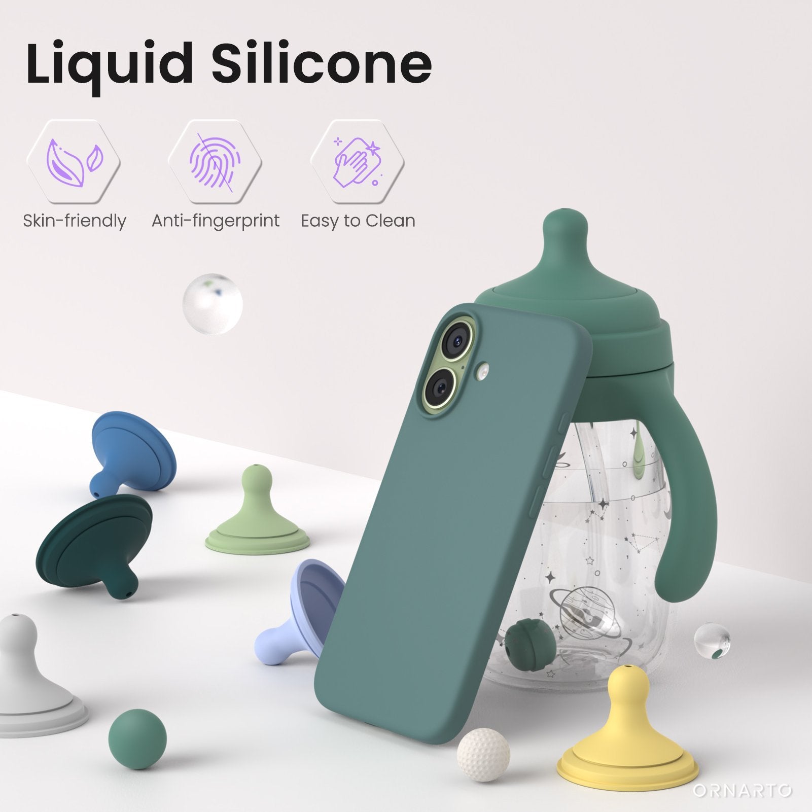 Liquid Silicone Case for iPhone 17 Series