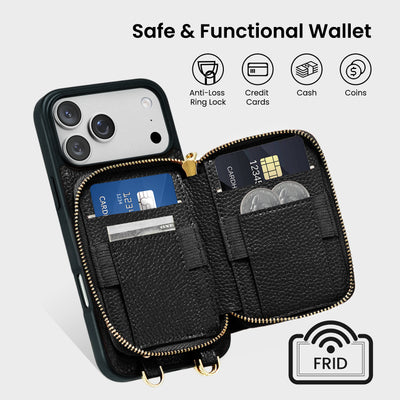 Magnetische abnehmbare Brieftaschenhülle für iPhone 17 Pro | Pro Max