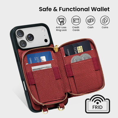 Magnetische abnehmbare Brieftaschenhülle für iPhone 17 Pro | Pro Max