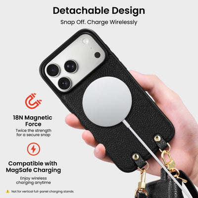 Magnetische abnehmbare Brieftaschenhülle für iPhone 17 Pro | Pro Max