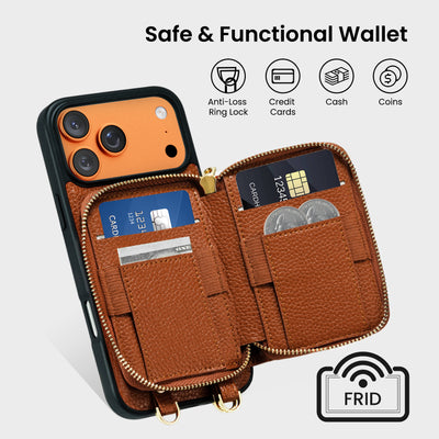 Magnetische abnehmbare Brieftaschenhülle für iPhone 17 Pro | Pro Max
