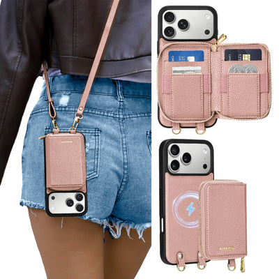 Magnetische abnehmbare Brieftaschenhülle für iPhone 17 Pro | Pro Max