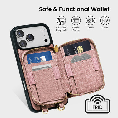 Magnetische abnehmbare Brieftaschenhülle für iPhone 17 Pro | Pro Max