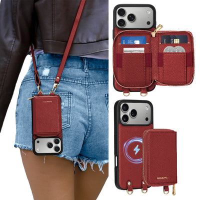 Magnetische abnehmbare Brieftaschenhülle für iPhone 17 Pro | Pro Max