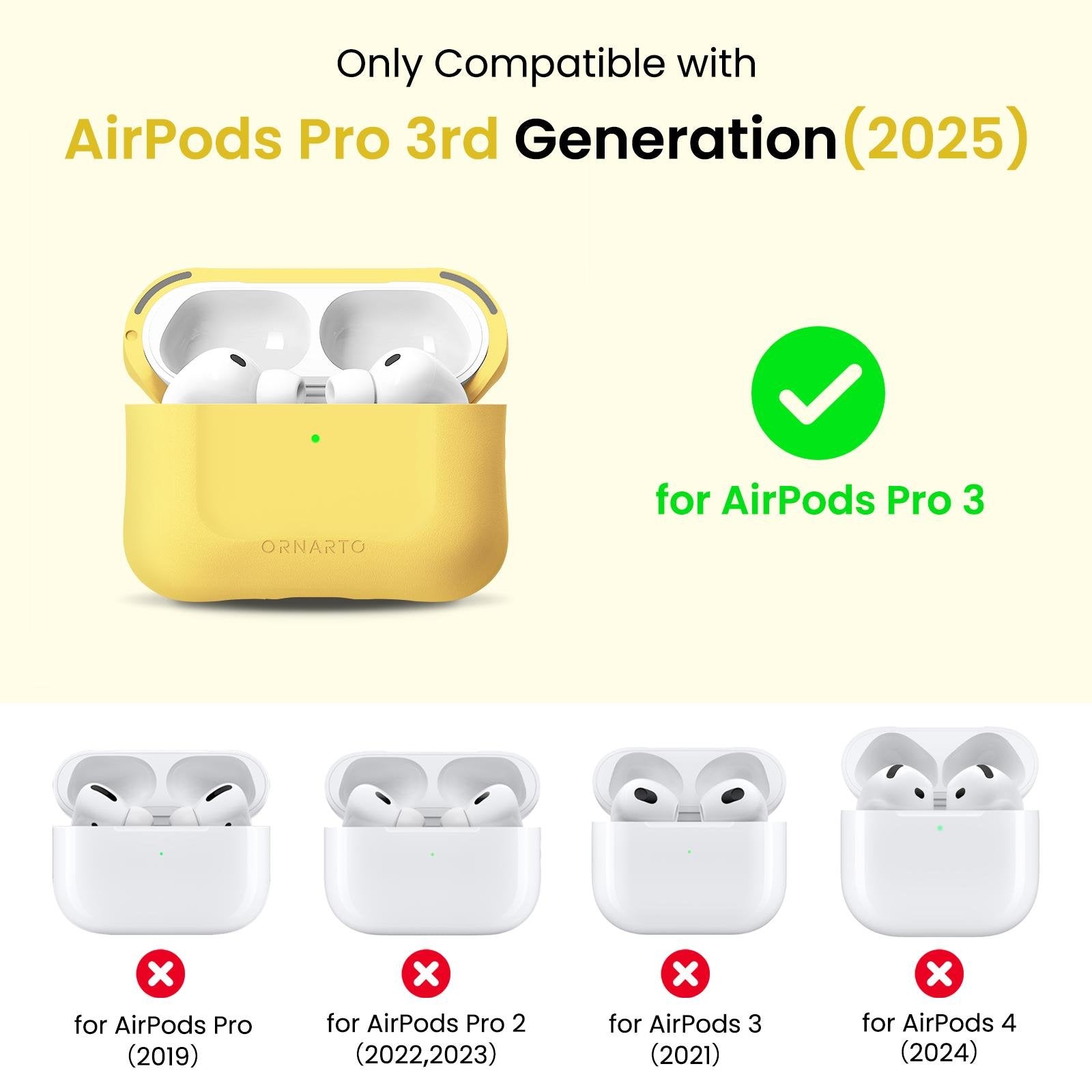 MagSafe AirPods Pro 3 Case with Lanyard