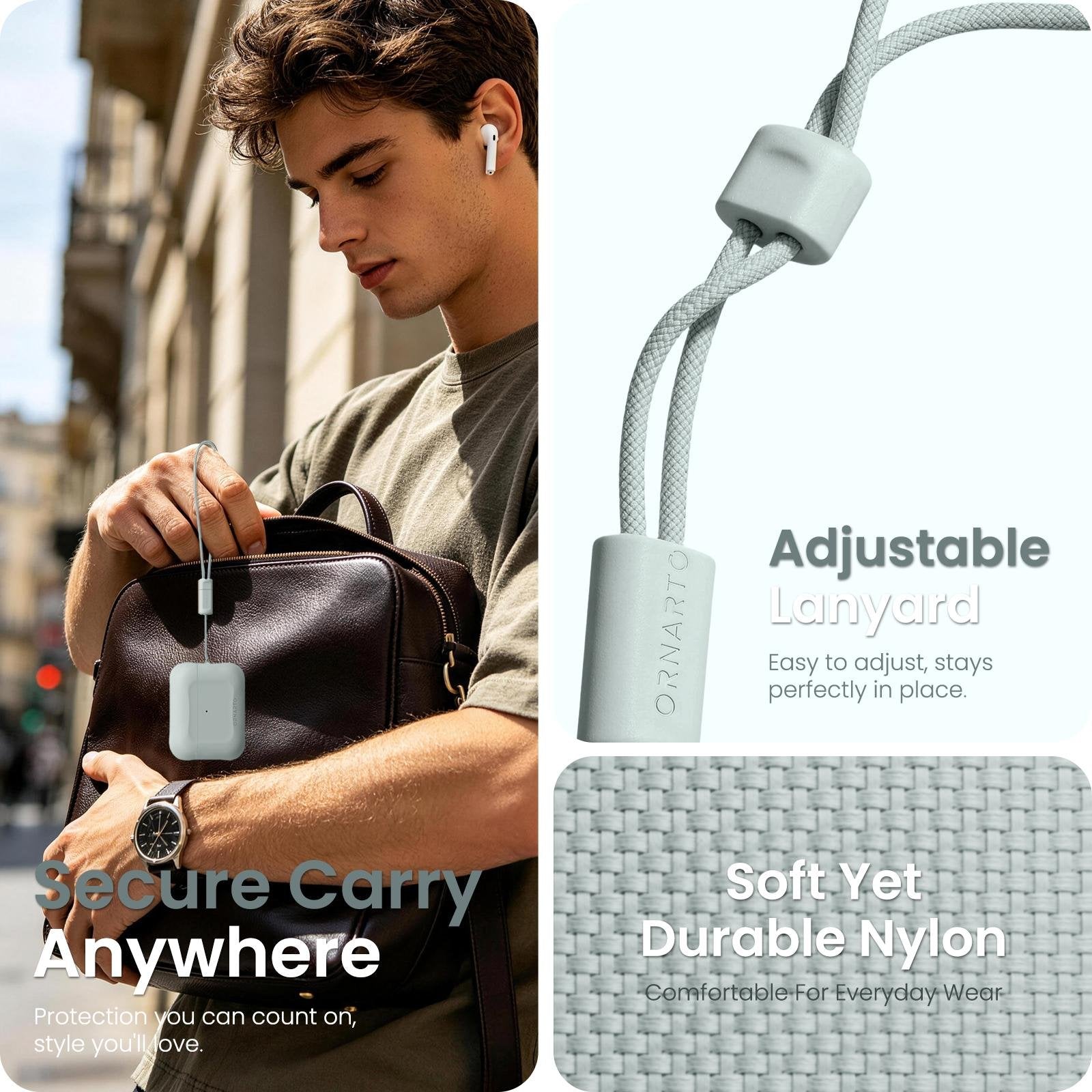 MagSafe AirPods Pro 3 Case with Lanyard