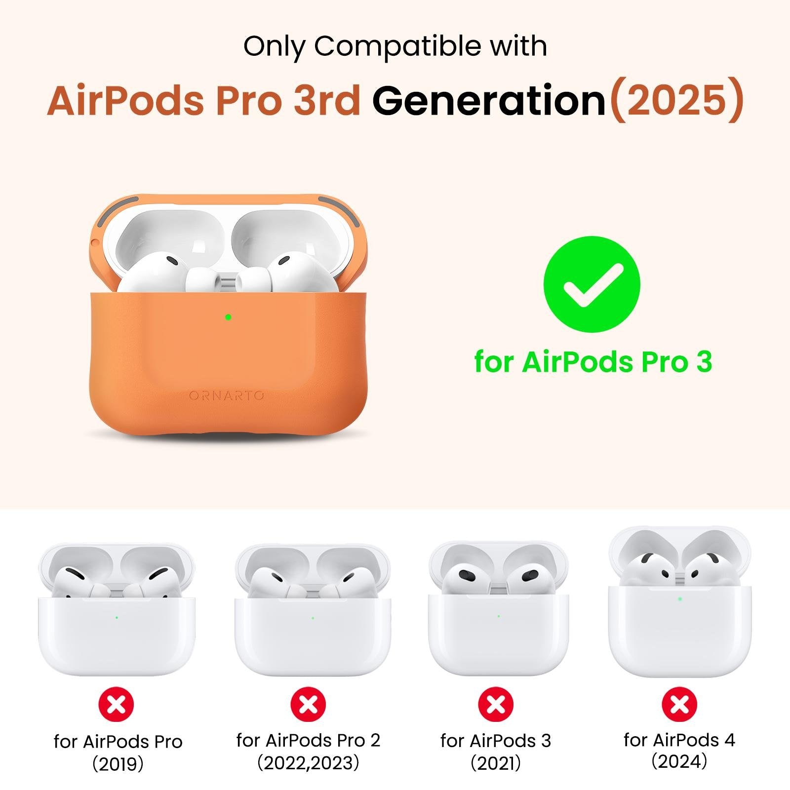 MagSafe AirPods Pro 3 Case with Lanyard