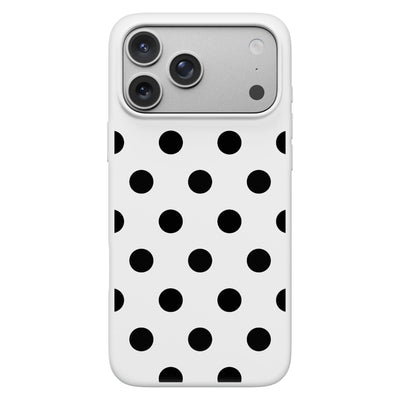 Polka Dot Liquid Silicone Case for iPhone 17 Series