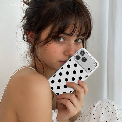 Polka Dot Liquid Silicone Case for iPhone 17 Series