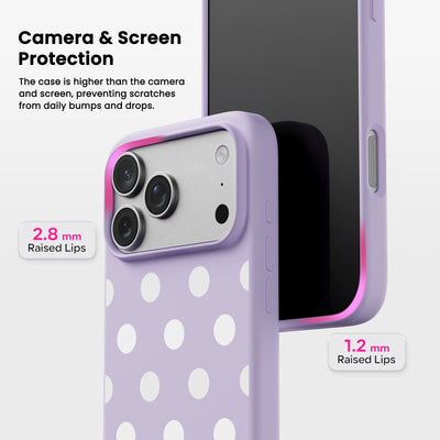 Polka Dot Liquid Silicone Case for iPhone 17 Series