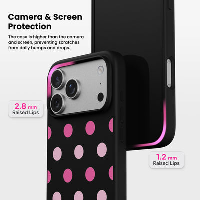 Polka Dot Liquid Silicone Case for iPhone 17 Series