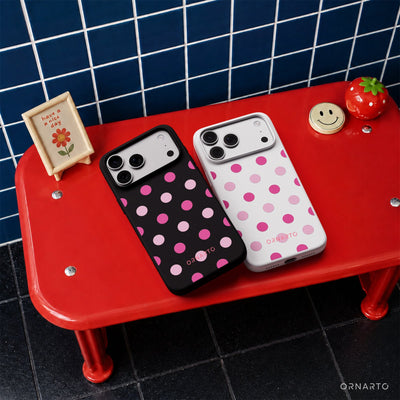 Polka Dot Liquid Silicone Case for iPhone 17 Series