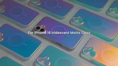 Fluoreszierende Gradient MagSafe Hülle für die iPhone 16 Serie