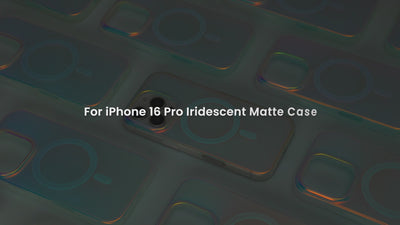 Fluoreszierende Gradient MagSafe Hülle für die iPhone 16 Serie