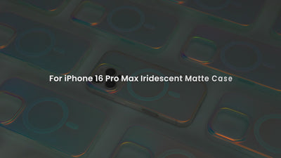 Fluoreszierende Gradient MagSafe Hülle für die iPhone 16 Serie