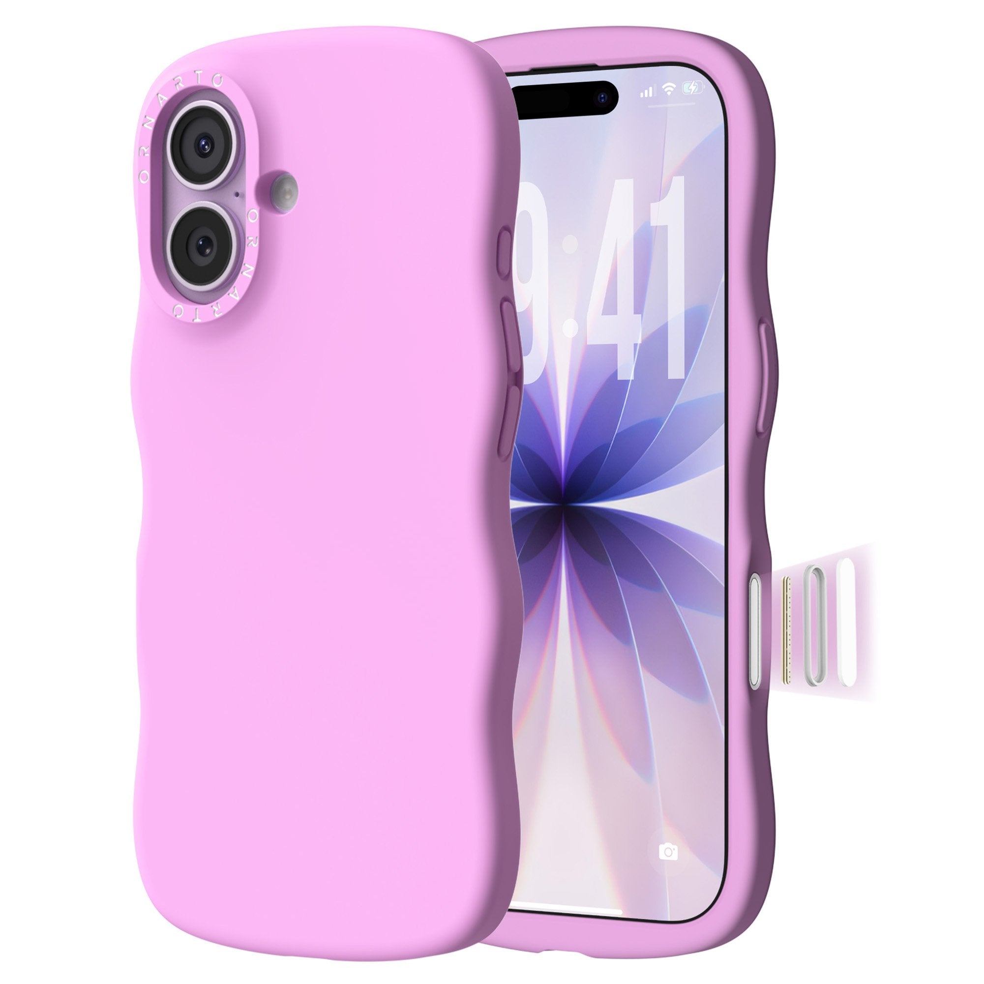 Wavy Liquid Silicone for iPhone 17 Series
