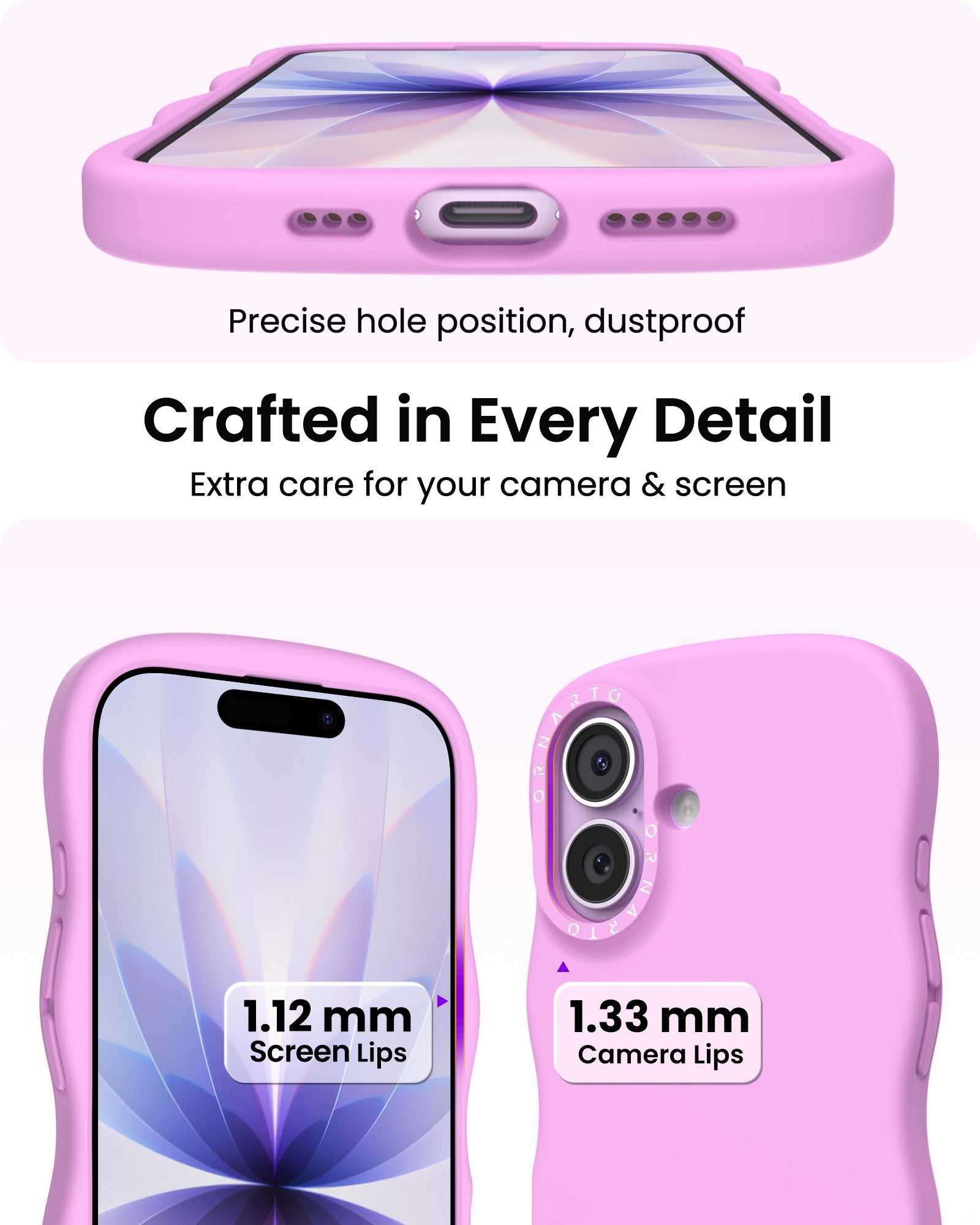 Wavy Liquid Silicone for iPhone 17 Series