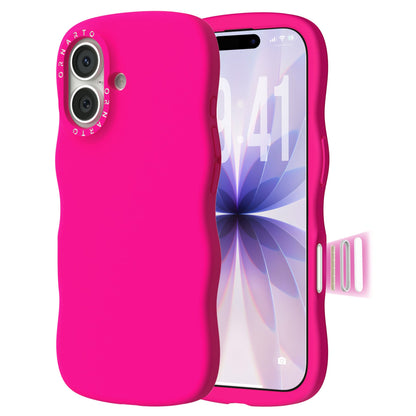 Wavy Liquid Silicone for iPhone 17 Series