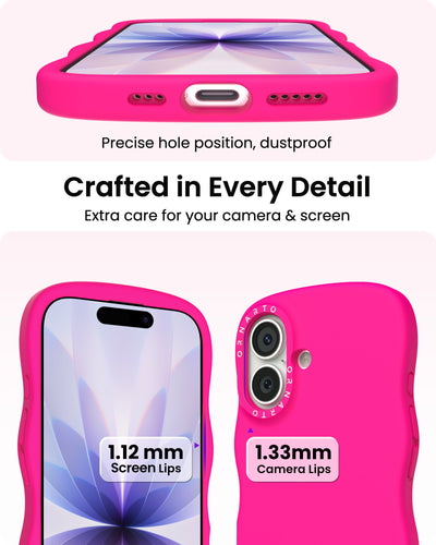 Gewelltes Flüssigsilikon für die iPhone 17 Serie