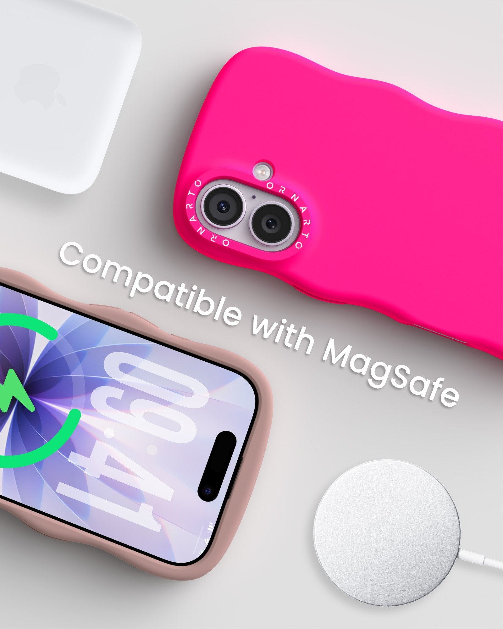 Wavy Liquid Silicone for iPhone 17 Series