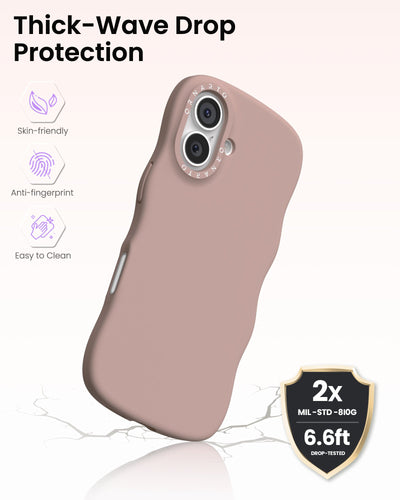 Gewelltes Flüssigsilikon für die iPhone 17 Serie