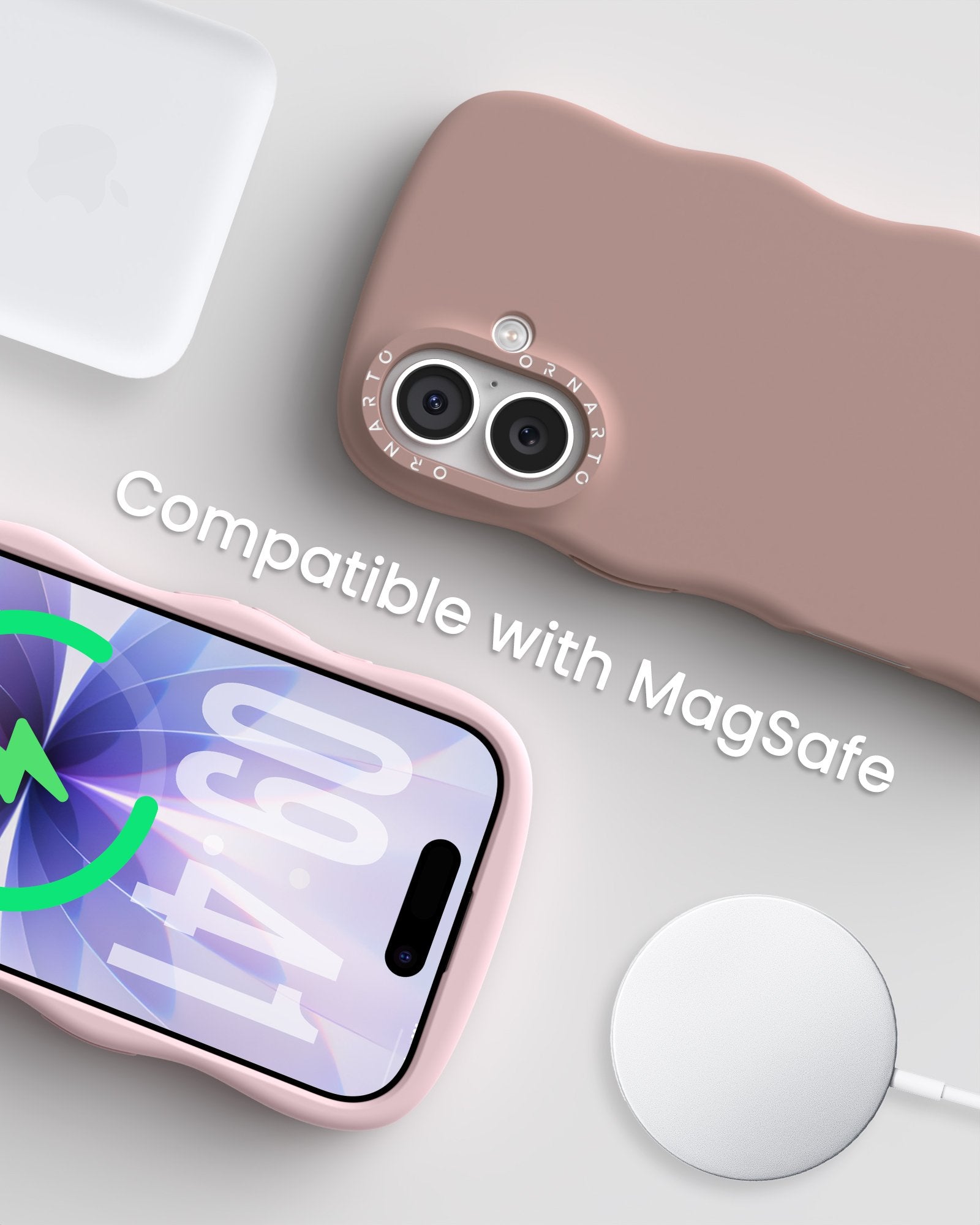 Wavy Liquid Silicone for iPhone 17 Series