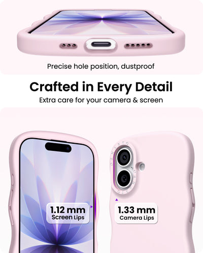 Gewelltes Flüssigsilikon für die iPhone 17 Serie