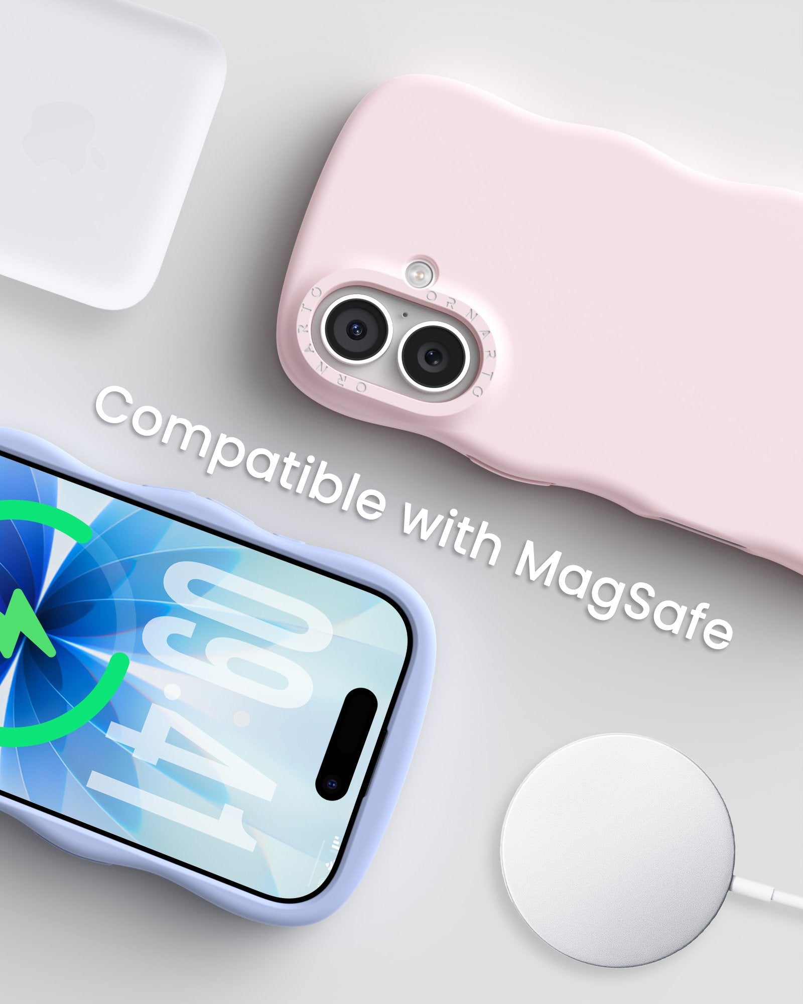 Wavy Liquid Silicone for iPhone 17 Series