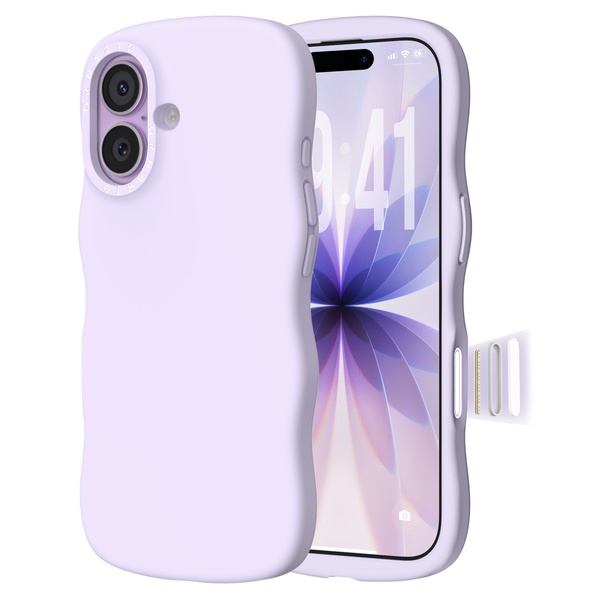 Wavy Liquid Silicone for iPhone 17 Series
