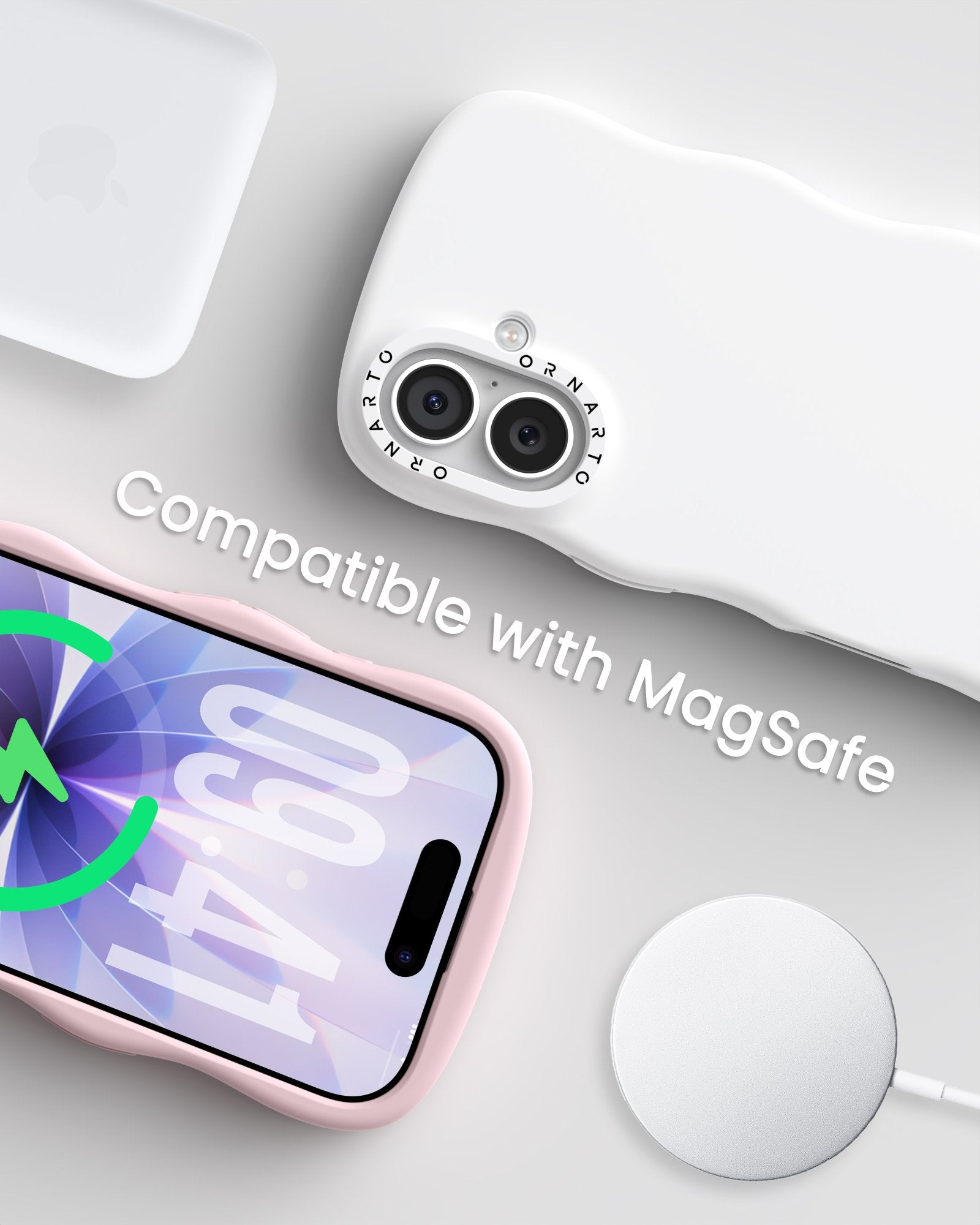 Wavy Liquid Silicone for iPhone 17 Series