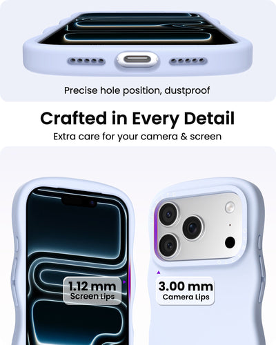 Gewelltes Flüssigsilikon für die iPhone 17 Serie