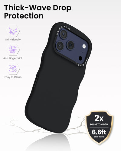 Gewelltes Flüssigsilikon für die iPhone 17 Serie