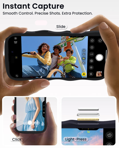 Wavy Liquid Silicone for iPhone 17 Series