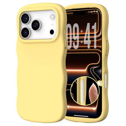 Wavy Liquid Silicone for iPhone 17 Series