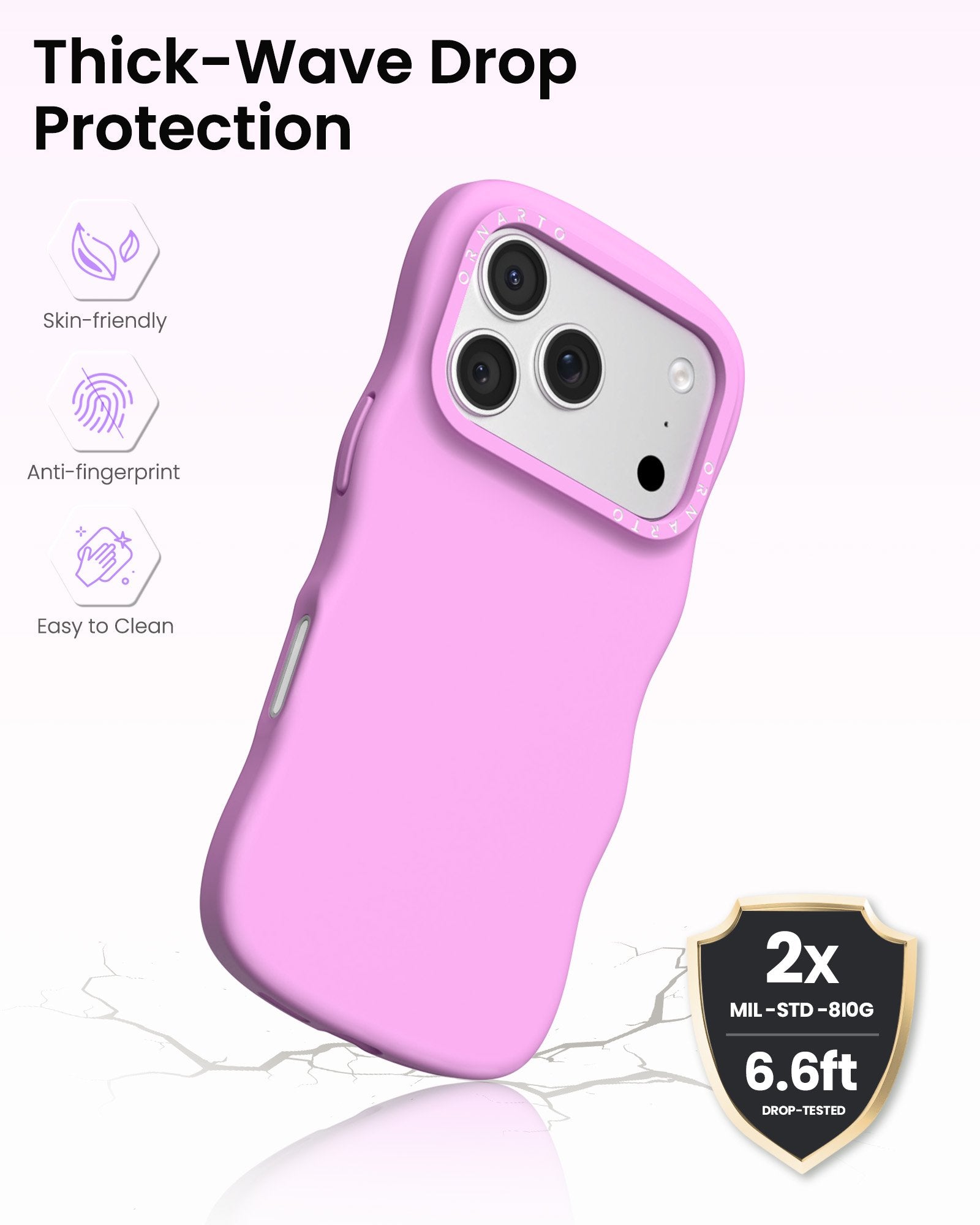Wavy Liquid Silicone for iPhone 17 Series