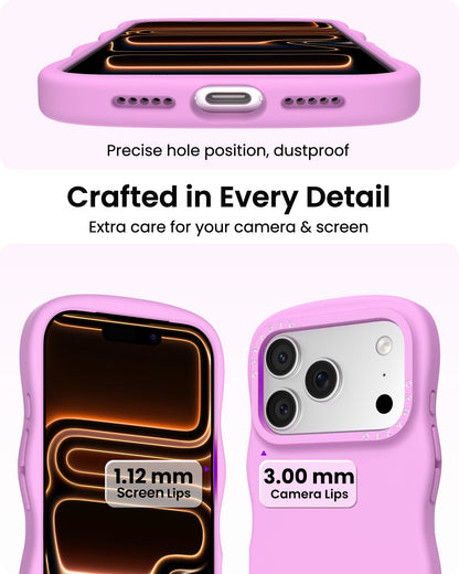 Wavy Liquid Silicone for iPhone 17 Series