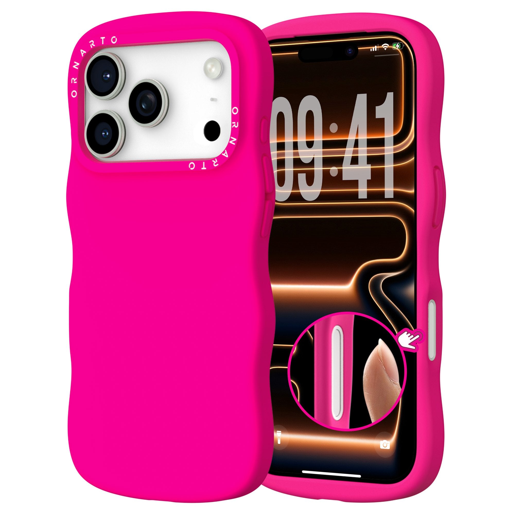 Wavy Liquid Silicone for iPhone 17 Series