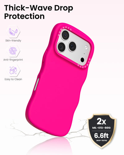 Gewelltes Flüssigsilikon für die iPhone 17 Serie