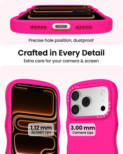 Gewelltes Flüssigsilikon für die iPhone 17 Serie
