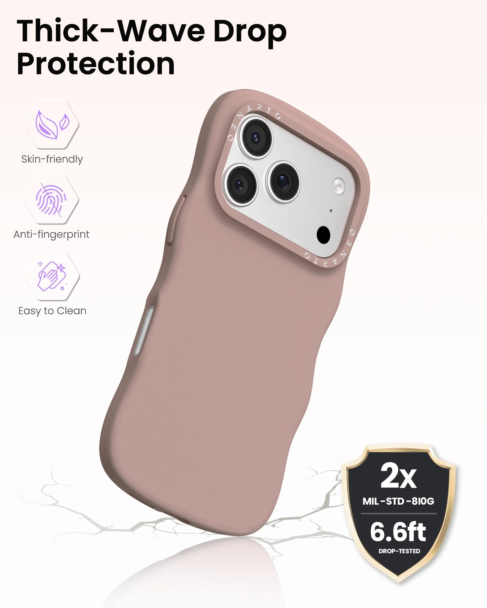Wavy Liquid Silicone for iPhone 17 Series