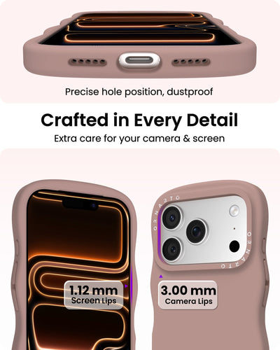 Gewelltes Flüssigsilikon für die iPhone 17 Serie