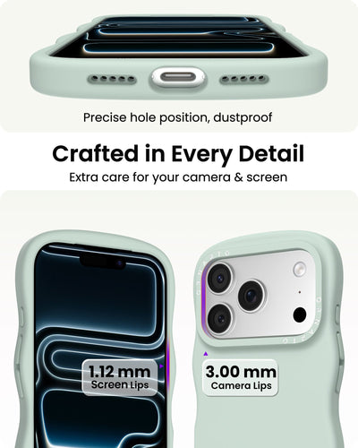 Gewelltes Flüssigsilikon für die iPhone 17 Serie