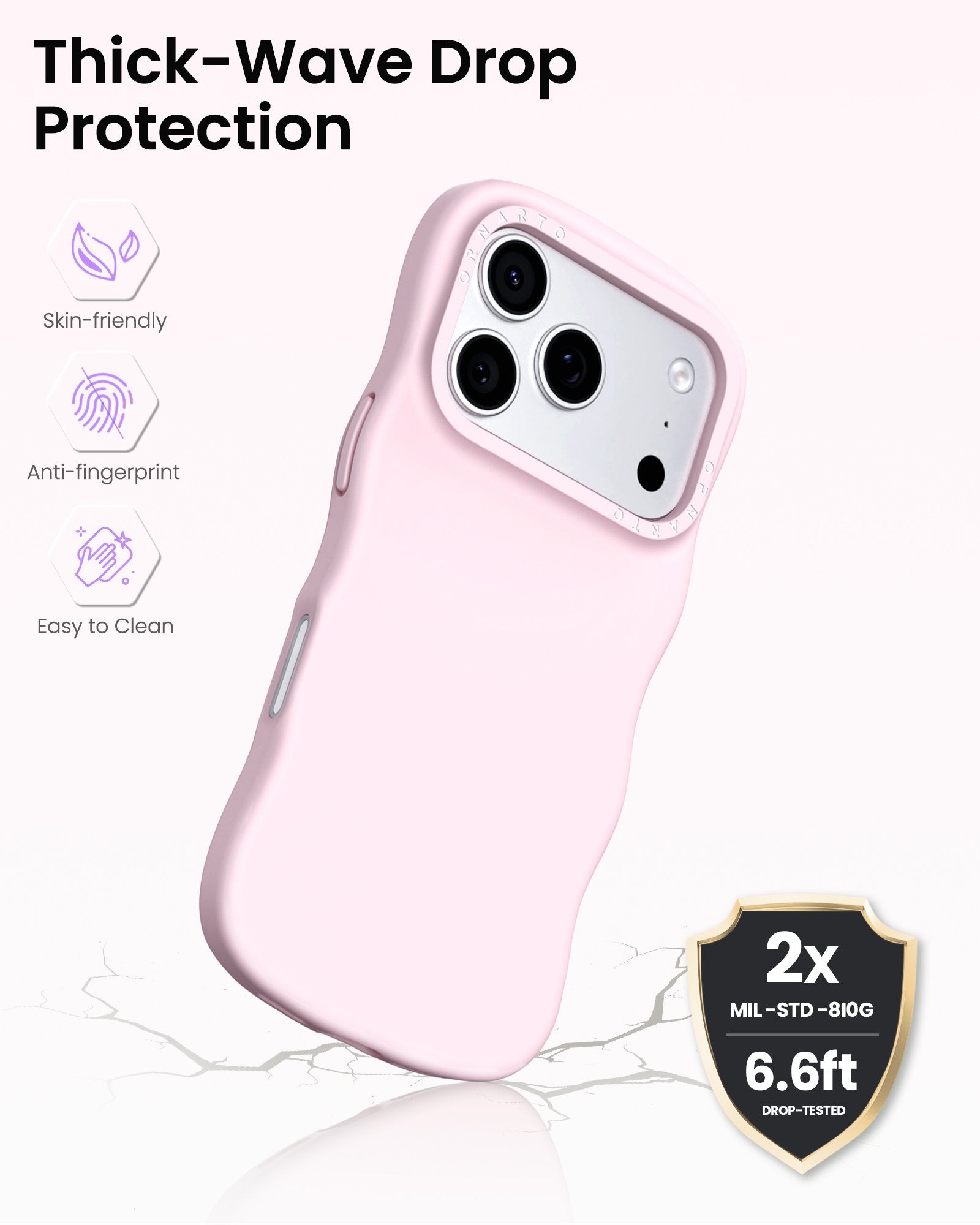 Wavy Liquid Silicone for iPhone 17 Series