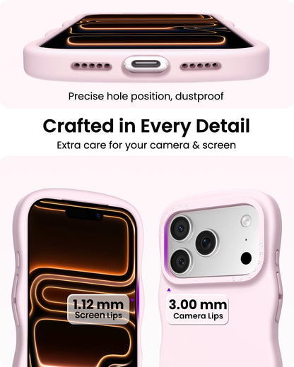 Wavy Liquid Silicone for iPhone 17 Series