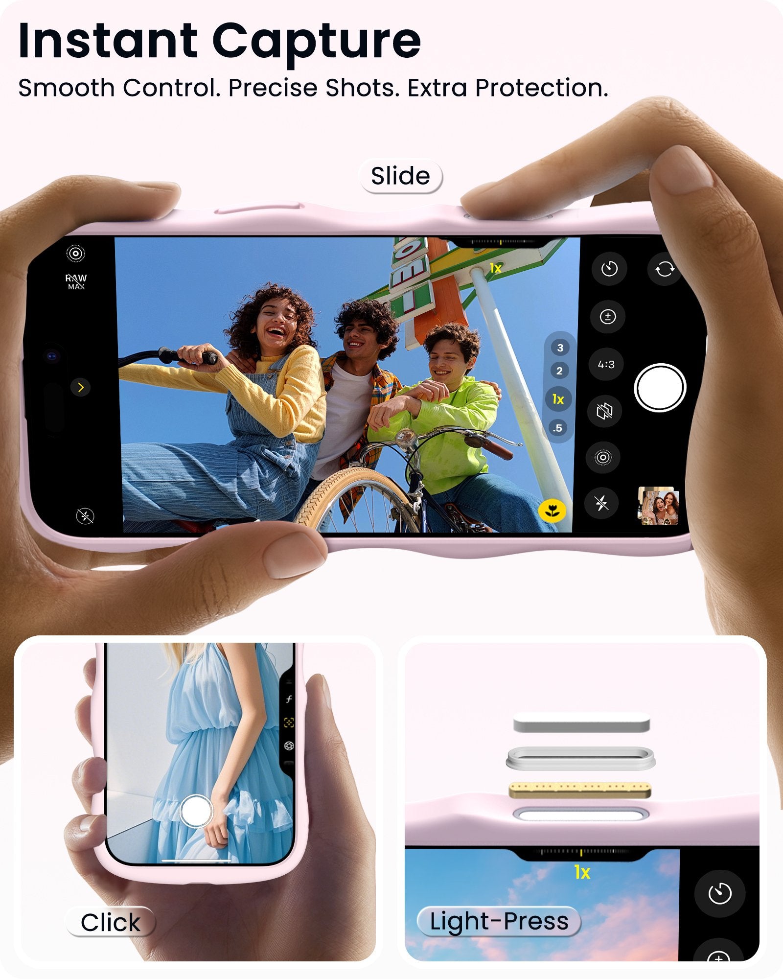 Wavy Liquid Silicone for iPhone 17 Series